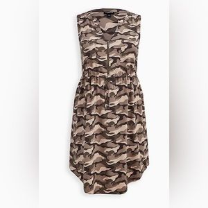 Torrid Size Sleeveless Zip-Front Shirt Dress NWT(1X) 14/16 2X 18/20 3X 22/24